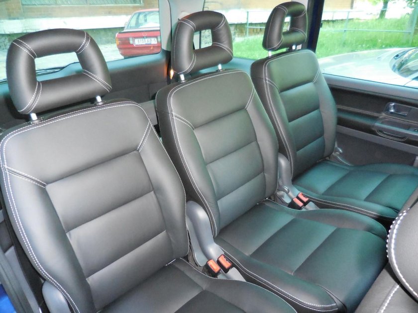 Фольксваген Шаран кожаный салон