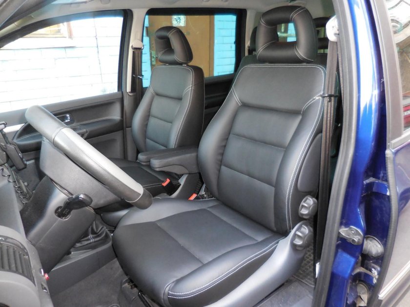 Фольксваген Шаран кожаный салон