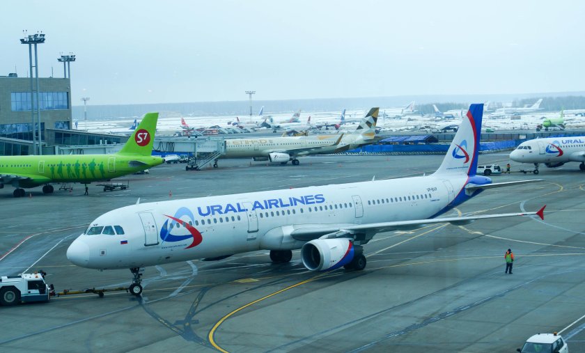 Ural Airlines a321 Домодедово аэропорт