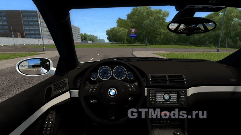 Bmw e39 city car driving