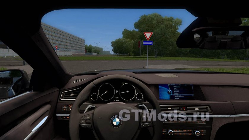Bmw m5 f10 city car driving