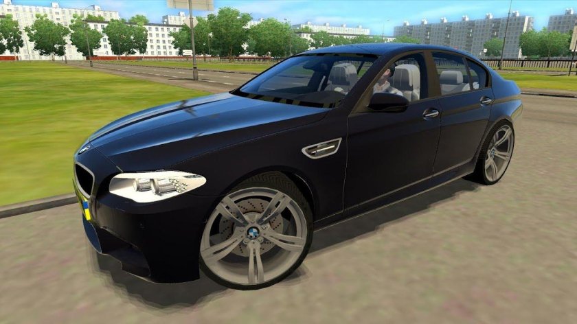 BMW m5 f10 City car Driving