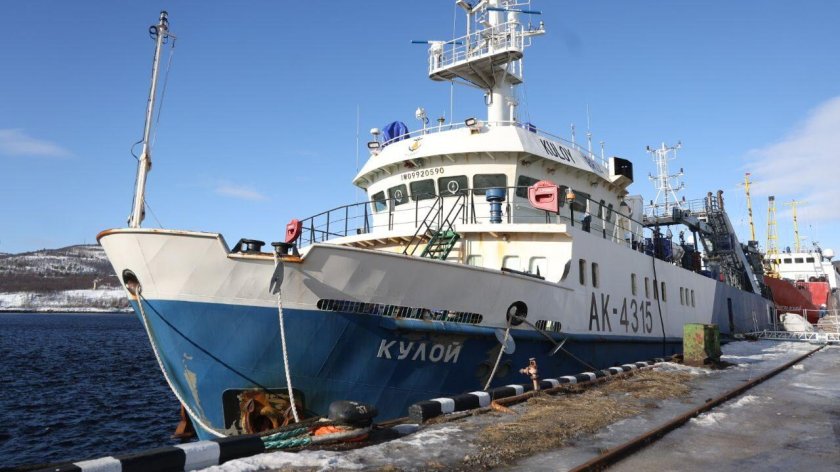 Рыболовные траулеры баренцево море