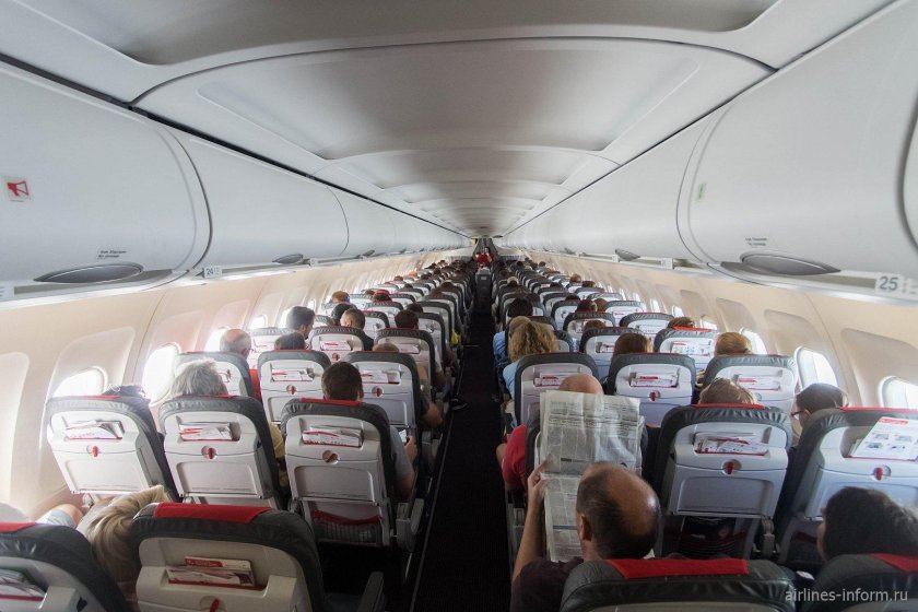 Airbus a319 салон