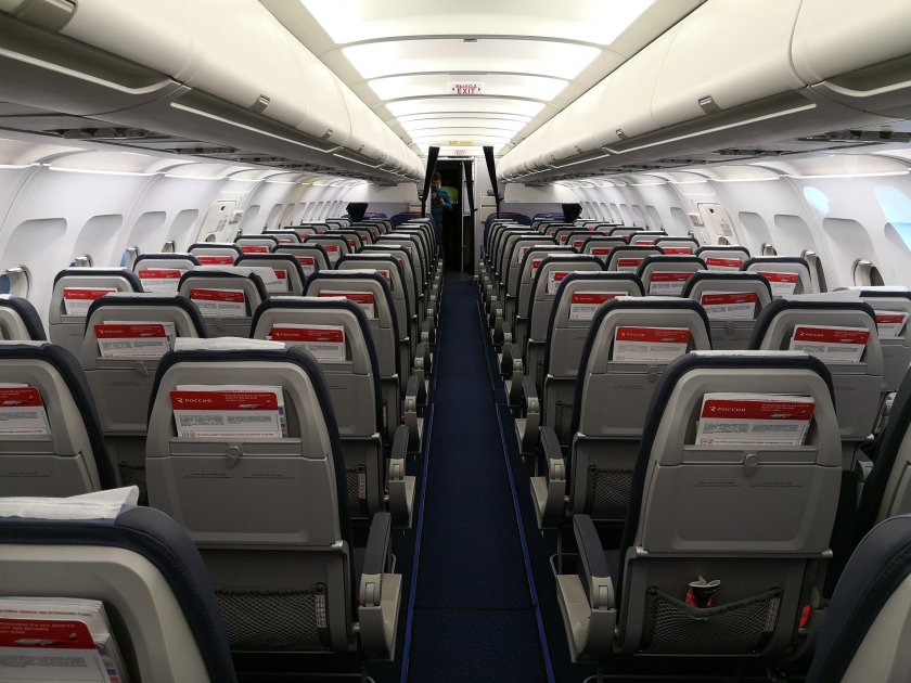 Airbus a319 салон
