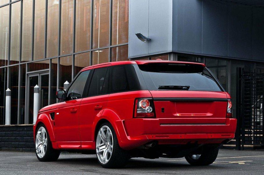 Range Rover Sport 2005-2009 красный