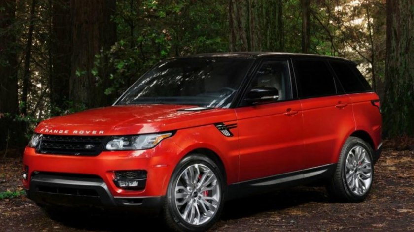 Рендж Ровер спорт красный