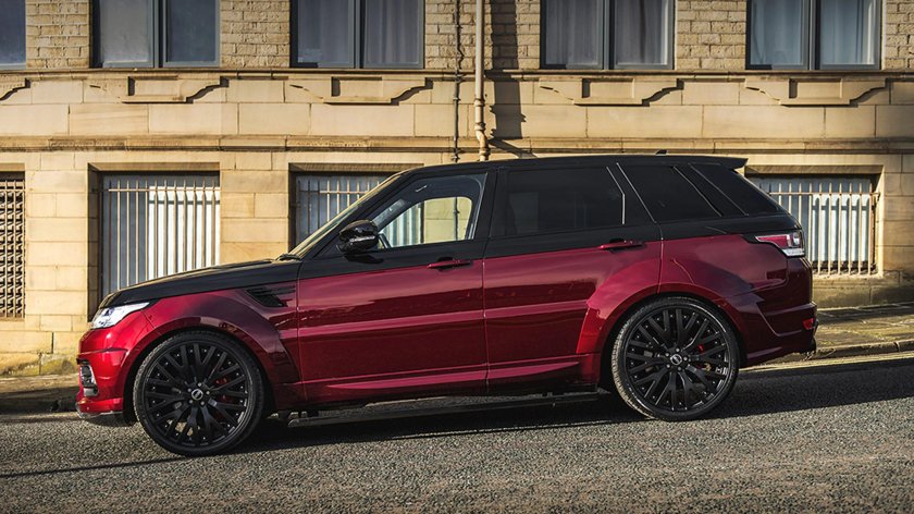 Range Rover Sport бордовый