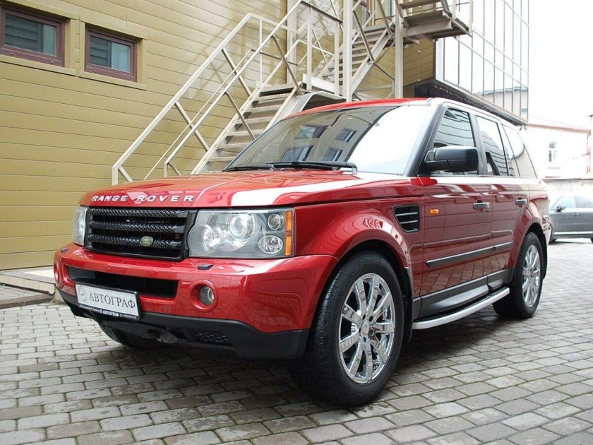 Range Rover 2008 красный