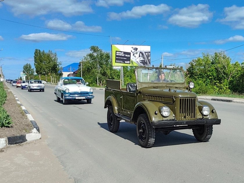 Авто пробег в Геническе в честь 9 мая