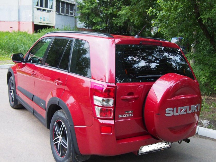 Suzuki Grand Vitara 2008 красный