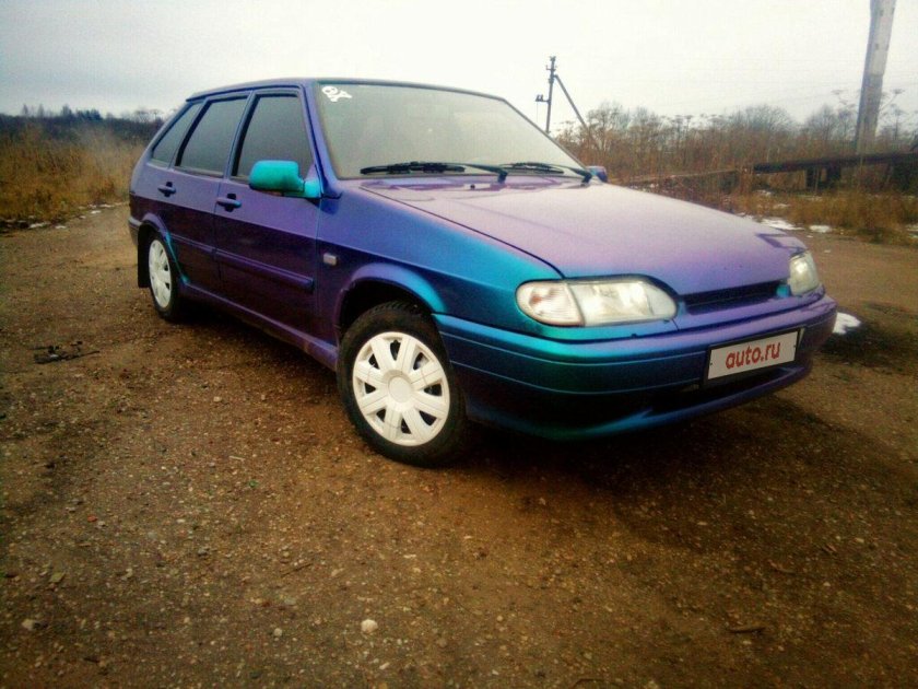 ВАЗ 2114 бирюзовая