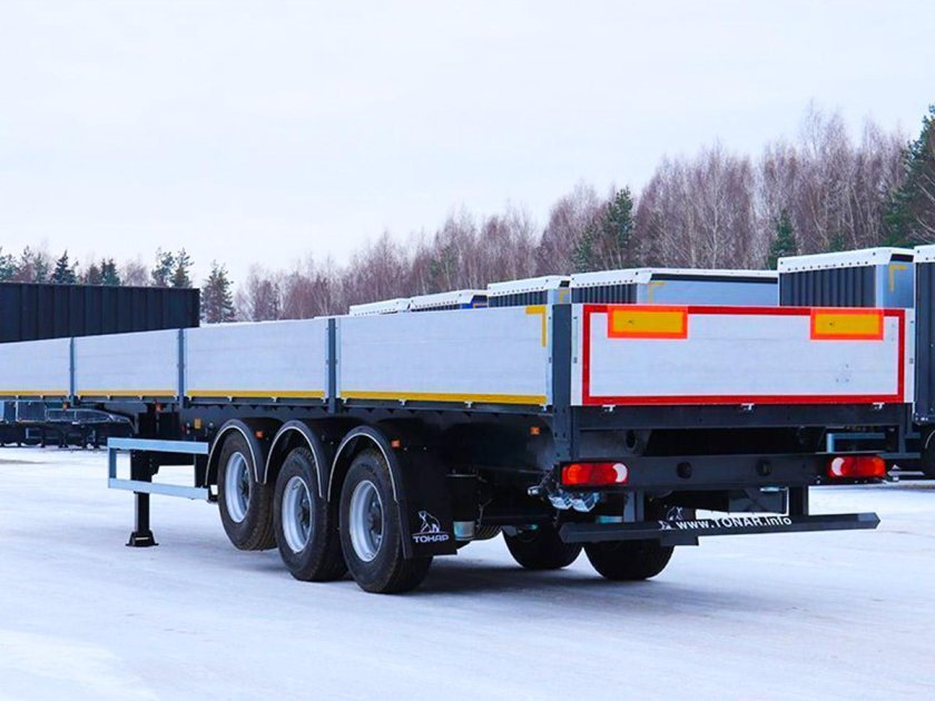 Полуприцеп бортовой Тонар b3-13 (9888)