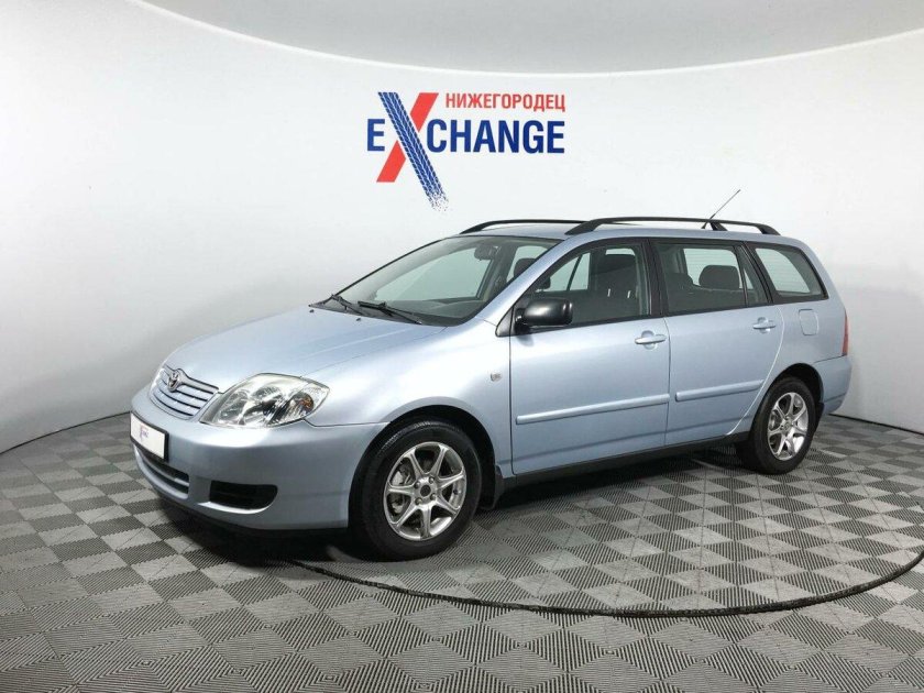 Тойота универсал голубая