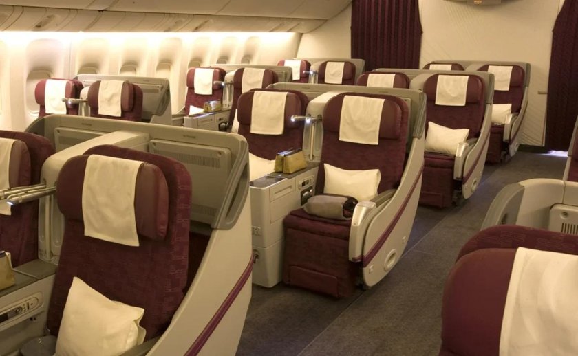 Boeing 777-300er Qatar Airways бизнес класс