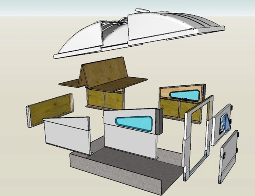 Теардроп кемпер трансформер