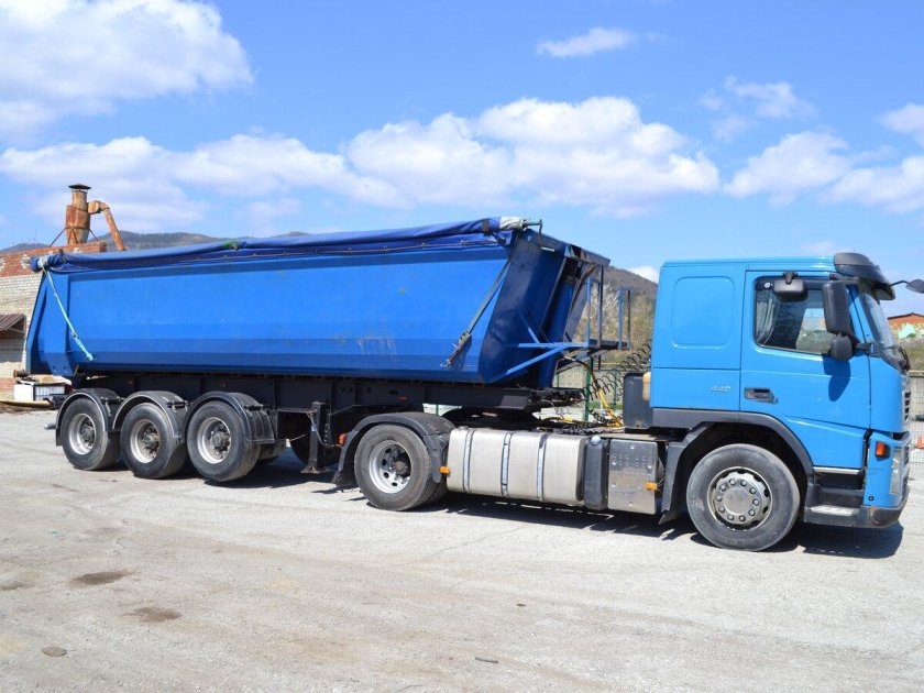 МАЗ полуприцеп самосвал Тонар