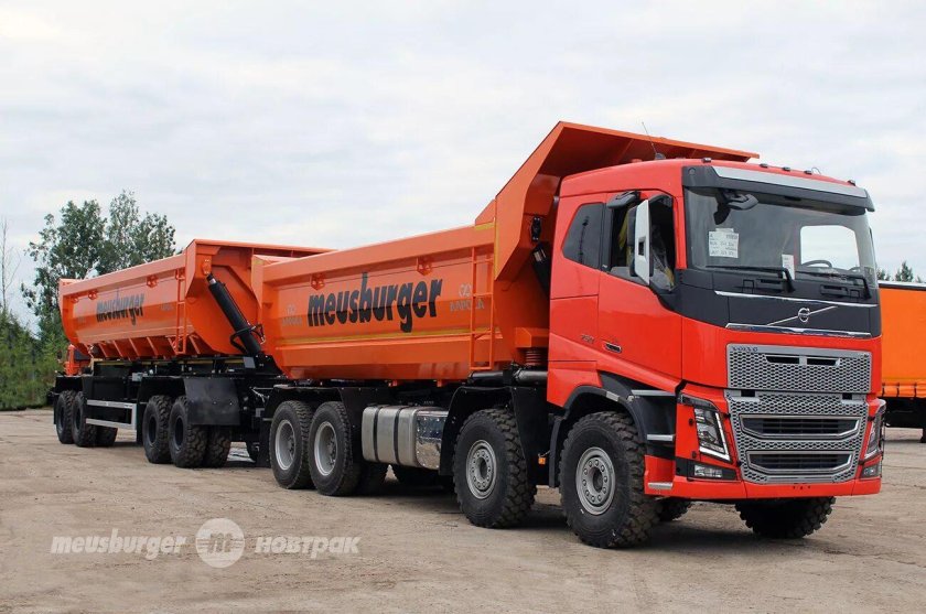 Вольво 8х8 самосвал