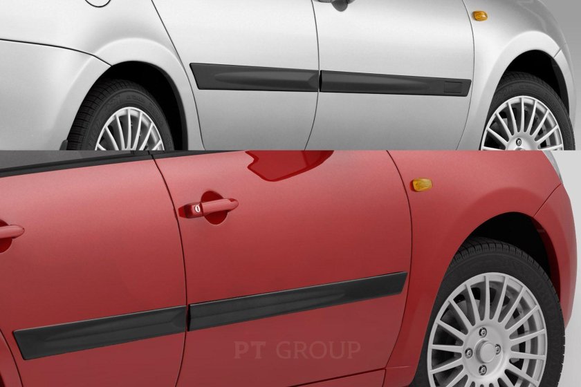 Молдинги на двери Лада Гранта FL