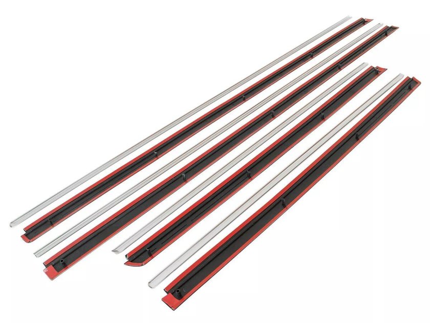 Молдинги дверей Пассат б5 01-05 с хромом