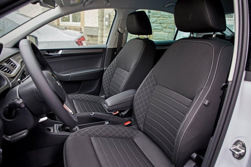 Спортивные сиденья Шкода Рапид 2020