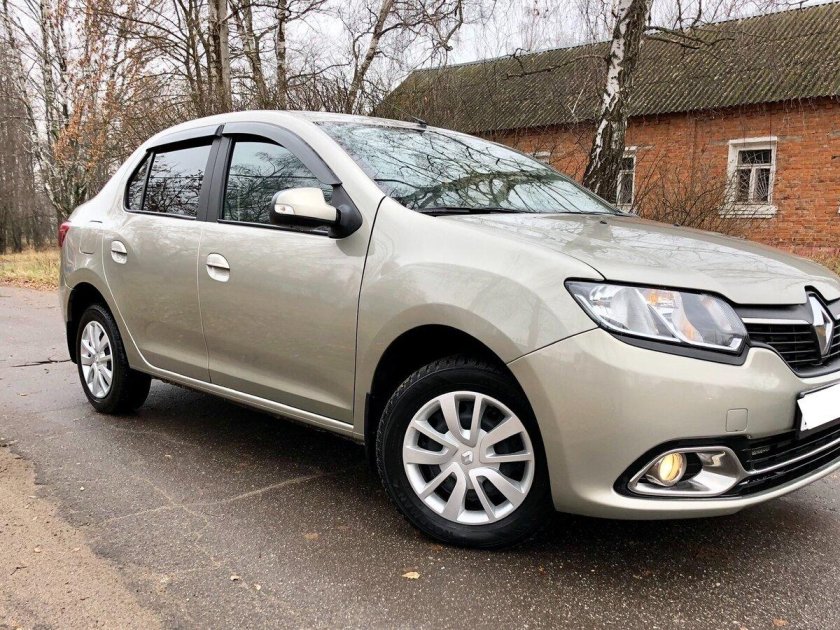 Рено Логан 2 бежевый