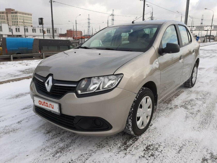 Рено Логан 2 бежевый