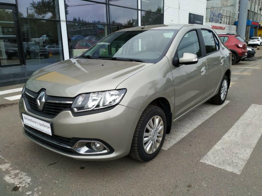 Рено Логан 2 бежевый