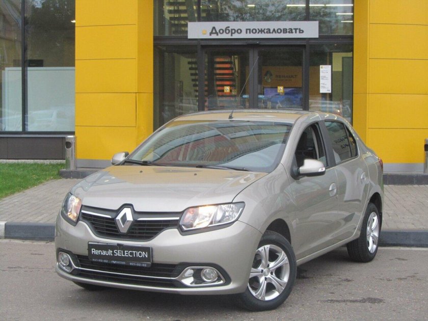 Рено Логан 2 бежевый