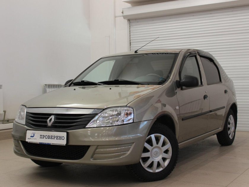 Рено Логан 2011 бежевый