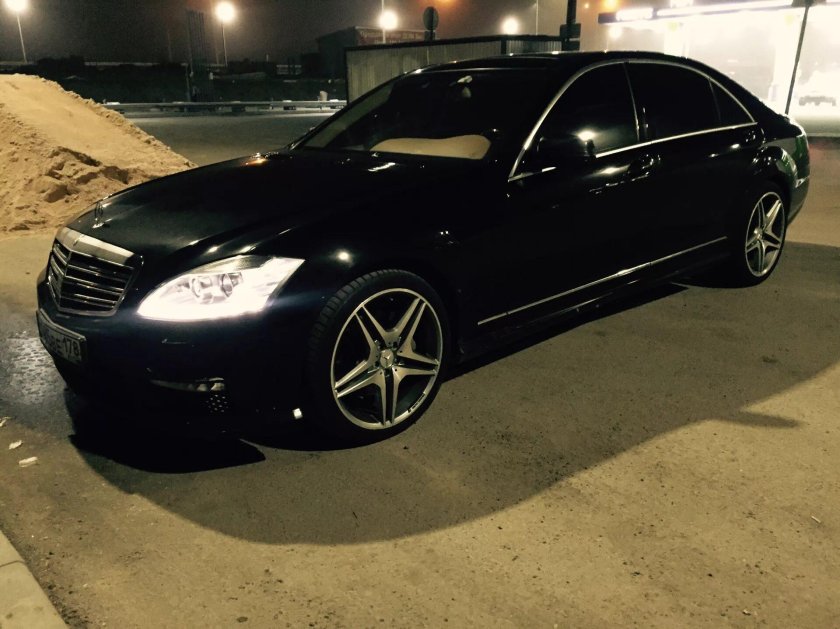 Мерседес w221 черный