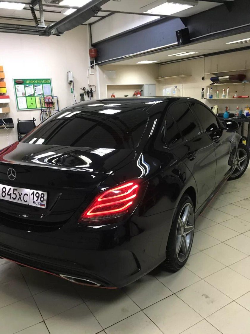 Mercedes c class w205 черный