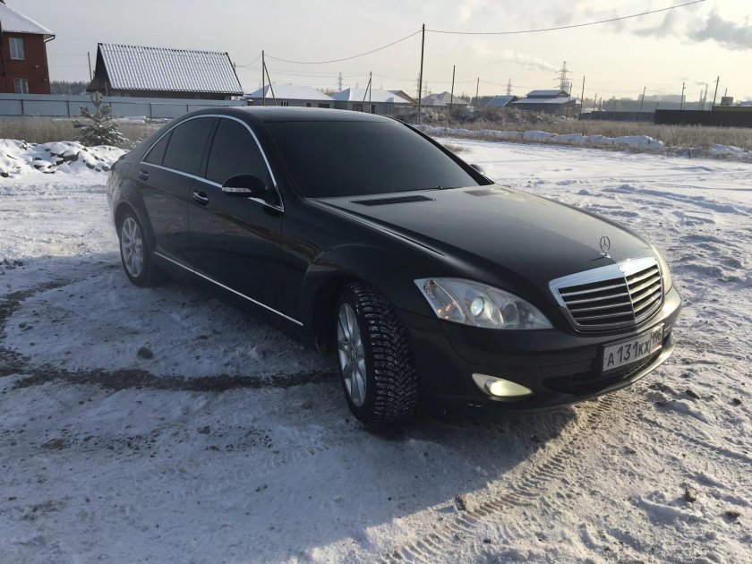 Мерседес 221 тонированный