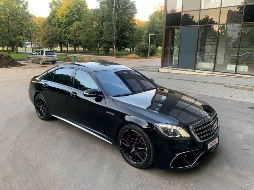 Мерседес s 222 AMG черный