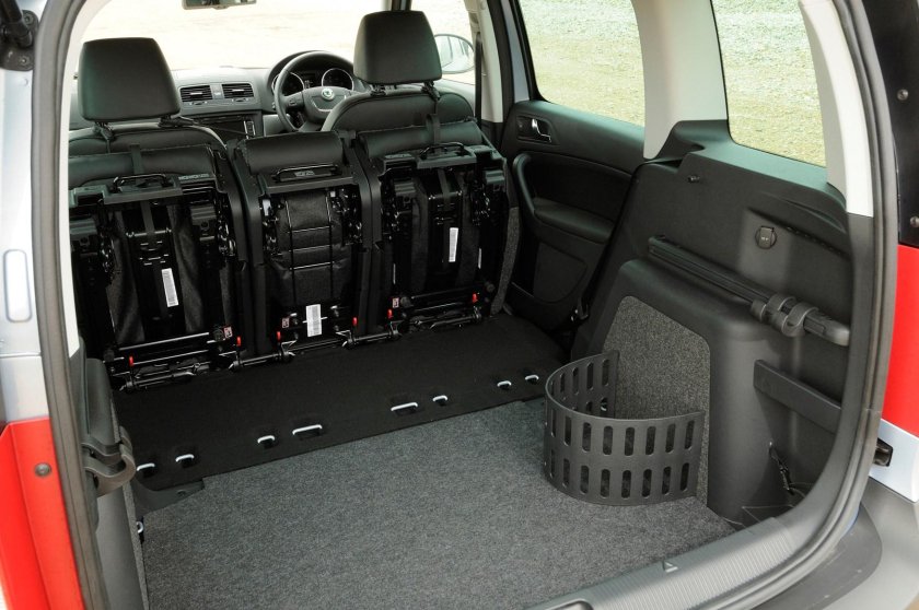 Skoda Yeti 2012 багажник