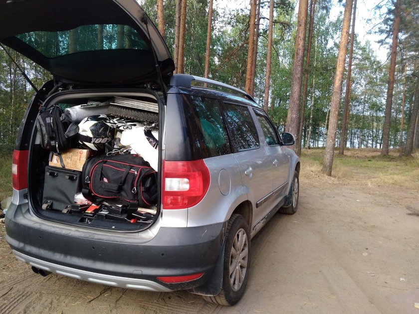 Skoda Yeti багажник