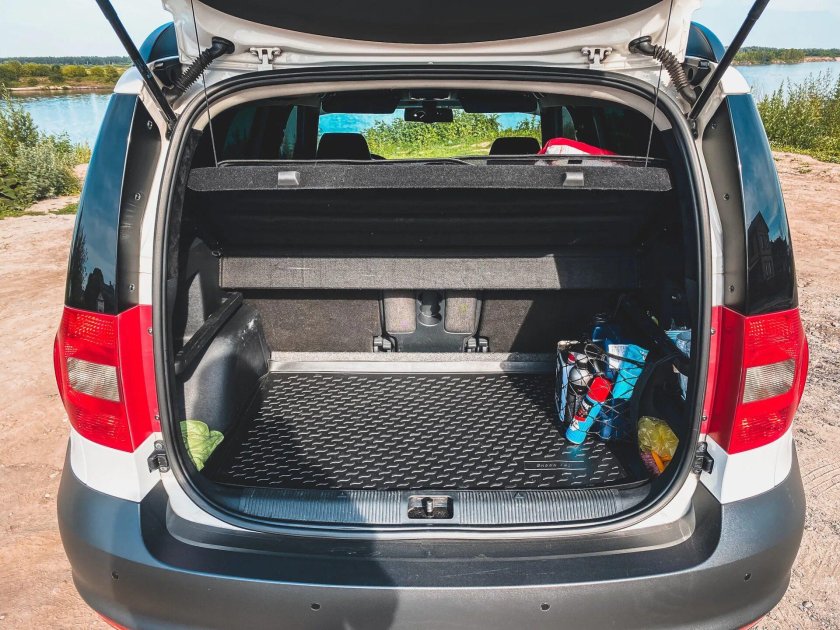 Skoda Yeti 2014 багажник