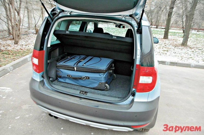 Škoda Yeti багажник