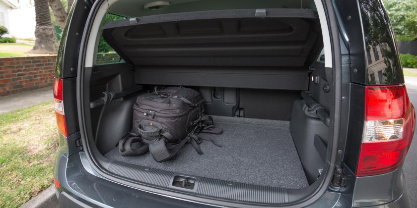 Skoda Yeti 2012 багажник