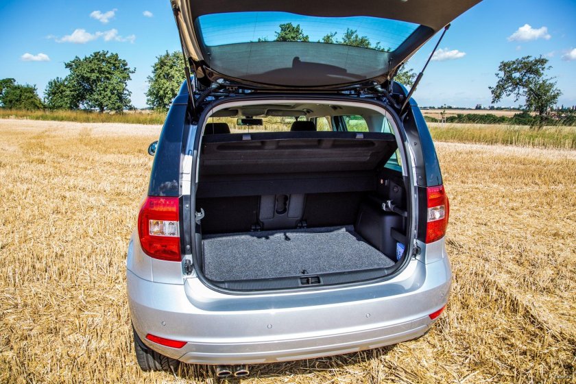 Skoda Yeti багажник