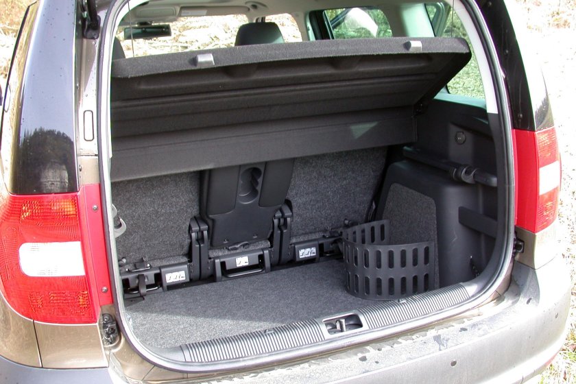 Шкода Йети багажник