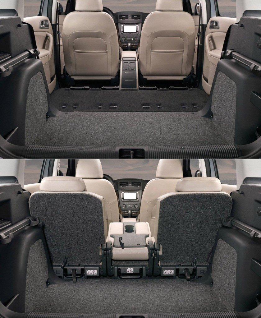 Skoda Yeti салон сзади