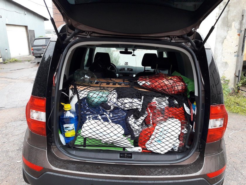 Skoda yeti багажник