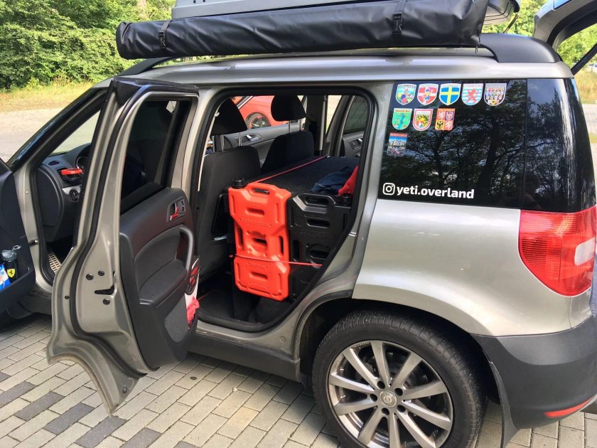 Škoda Yeti багажник