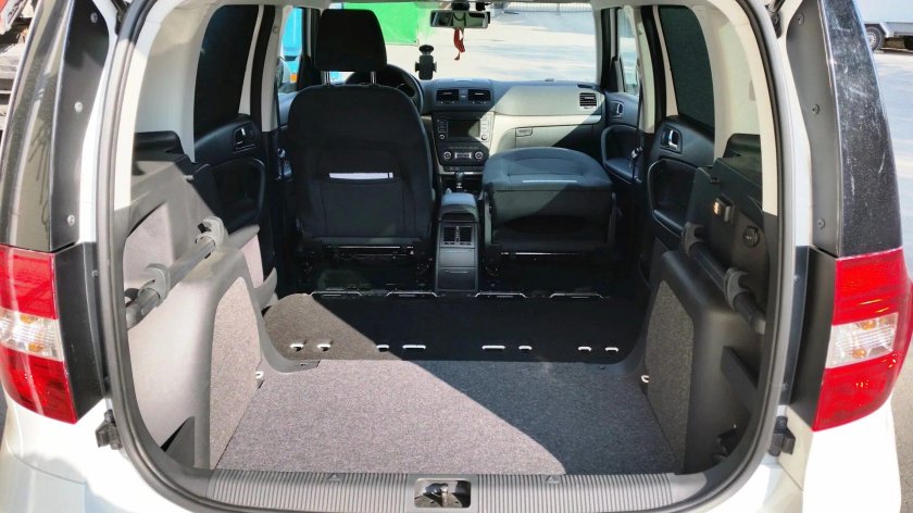 Шкода Йети багажник