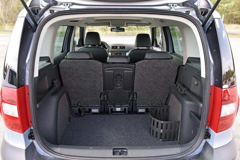 Багажник Шкода Йети с чемоданы