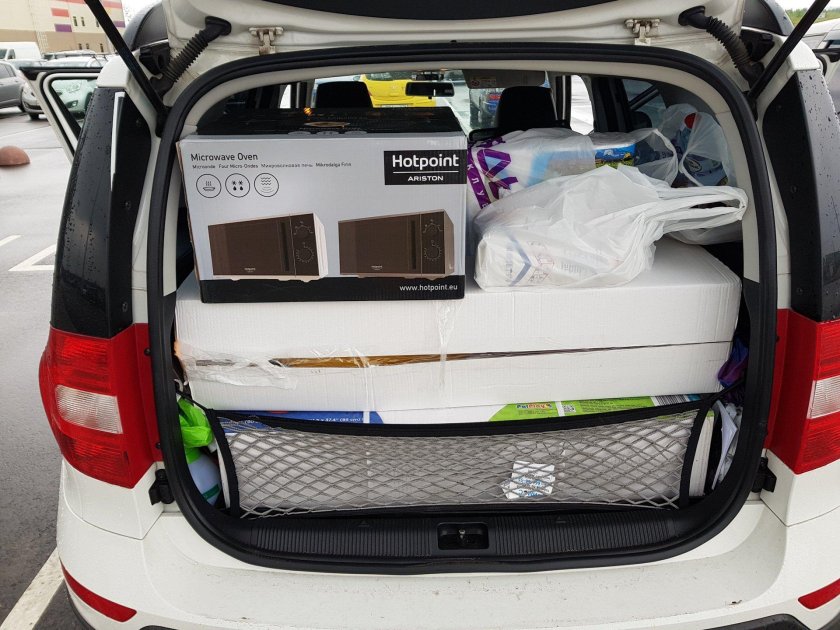 Skoda Yeti багажник