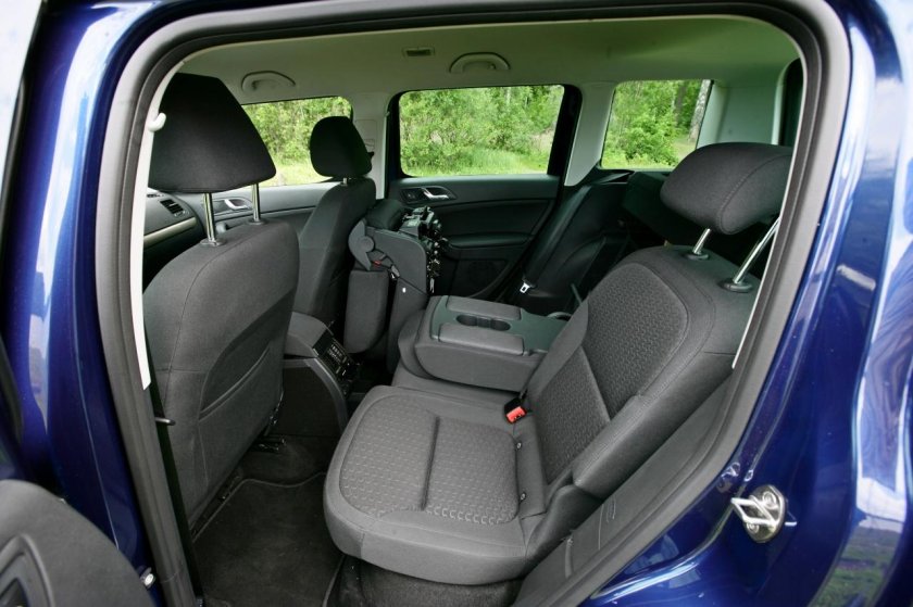 Skoda Yeti салон сзади