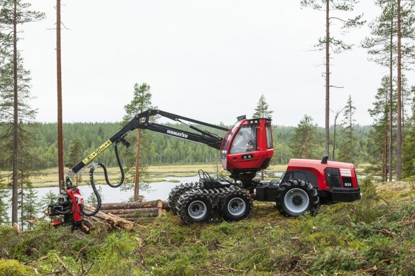 Харвестер Komatsu 931