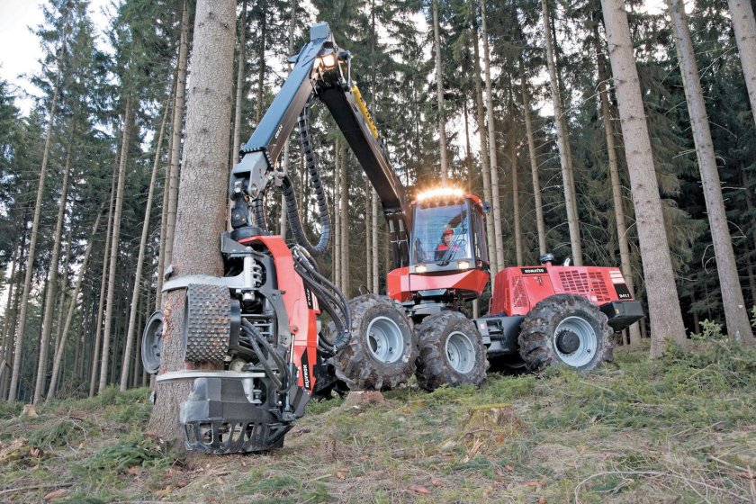 Машина для Валки леса харвестер